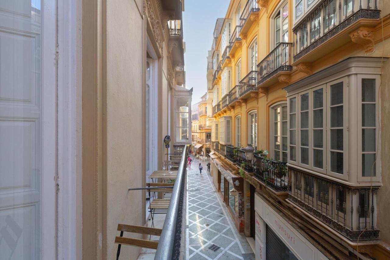 Puerta De Larios: Central Three-Bedroom Apartment With Balconies And Patio マラガ エクステリア 写真